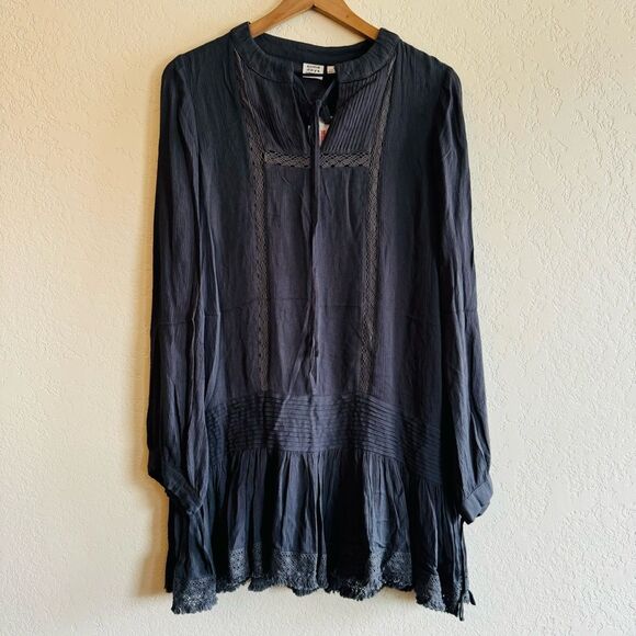 NWT | Some Days Lovin | boho grey dress | XS - Picture 2 of 6